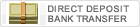 Online banking direct deposit